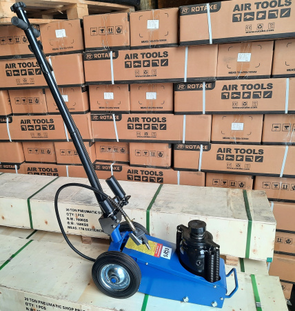 Домкрат подкатной пневмогидравлический 35 тонн 1600-7